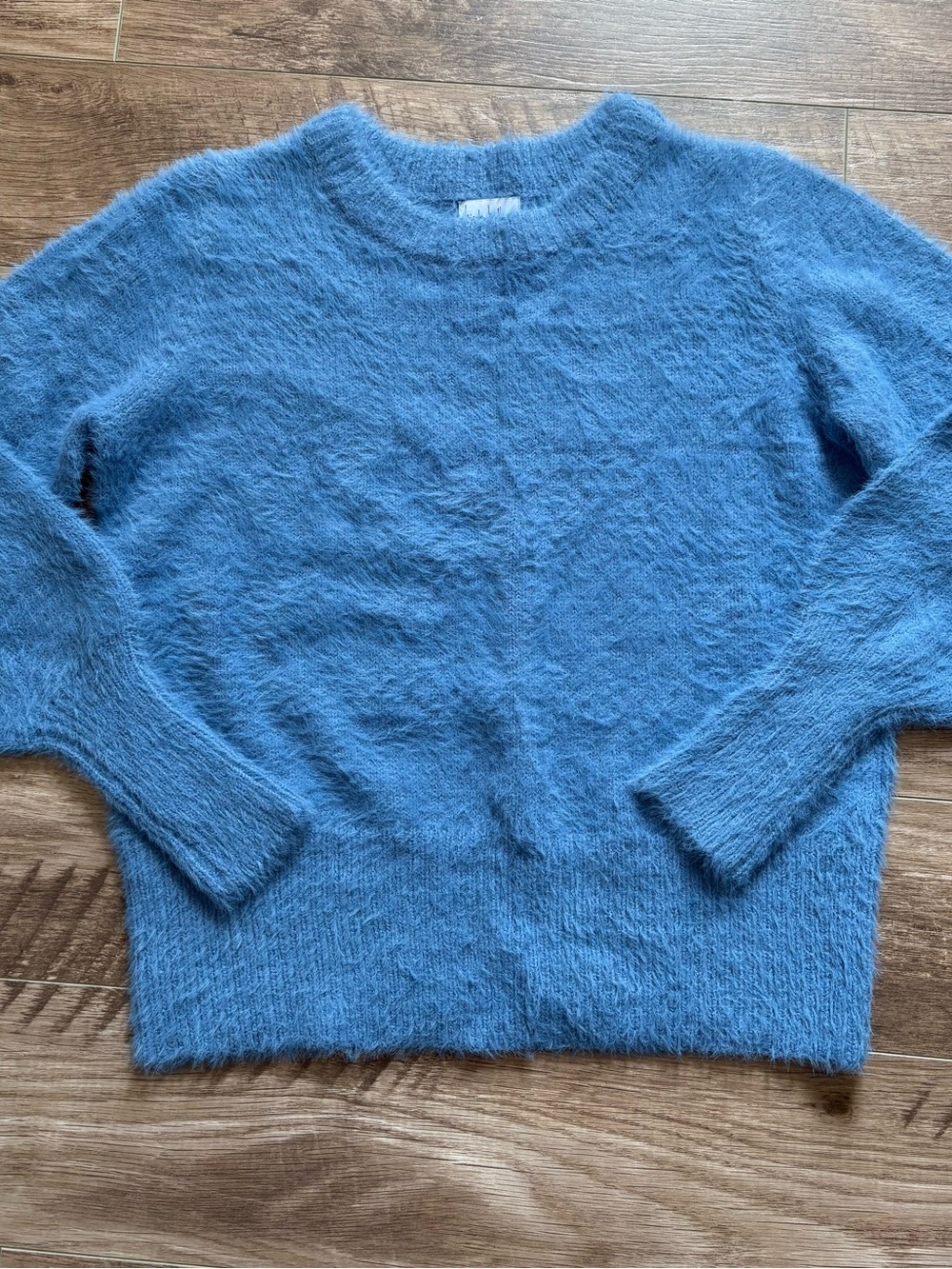 Blue Eyelash Crewneck Women's Sweater